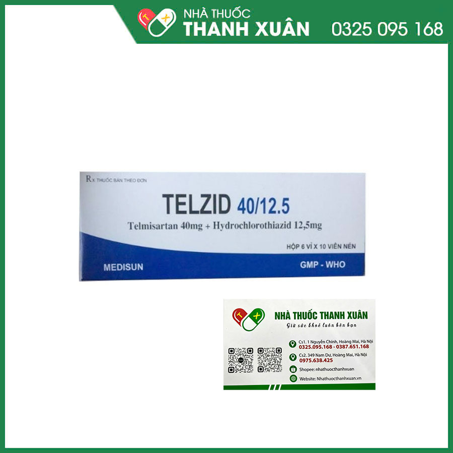 Telzid 40/12,5 thuốc điều trị tăng huyết áp